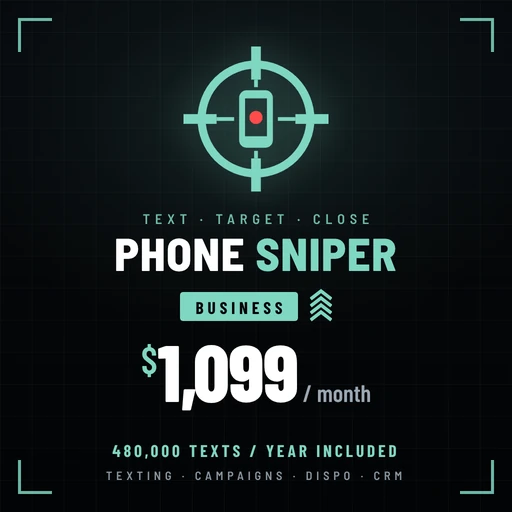 Phone Sniper Business plan, $1,099 a month