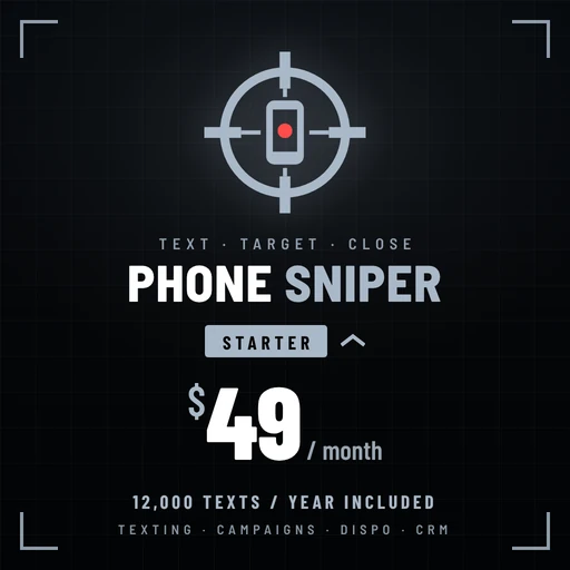 Phone Sniper Starter plan, $49 a month